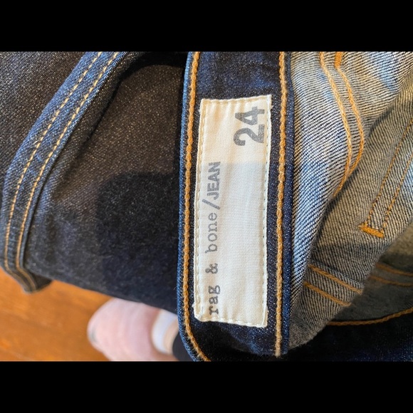 Rag & Bone Dark Wash Skinny Jeans - Picture 8 of 9